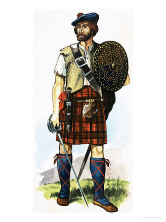 Scottish Highlander of the 1745 Jacobite Uprising