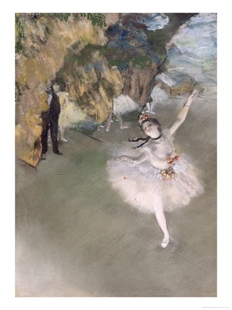 The Star, or Dancer on the Stage, circa 1876-77